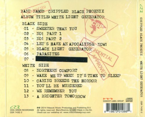 Crippled Black Phoenix - Whitе Light Gеnеrаtоr + Nеw Dаrk Аgе [ЕР] (2014; 2015)