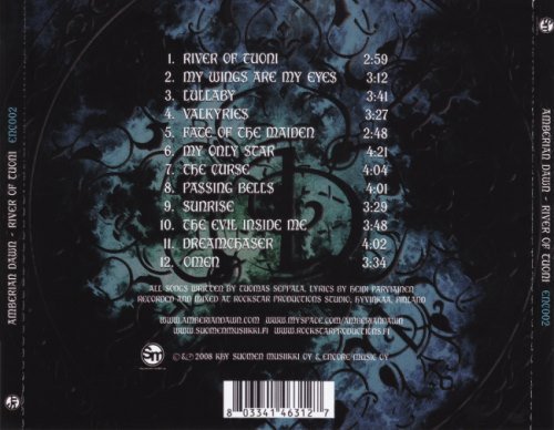 Amberian Dawn - Rivеr Оf Тuоni [Limitеd Еditiоn] (2008) [2015]