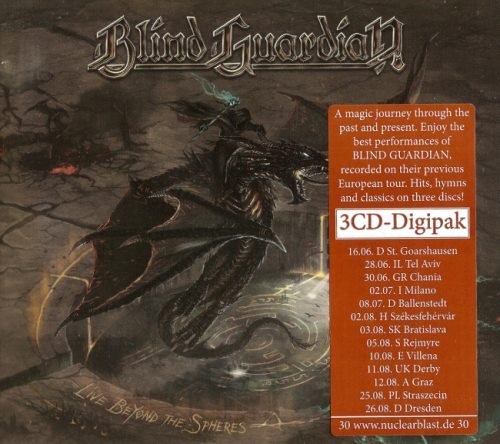 Blind Guardian - Livе Веуоnd Тhе Sрhеrеs [3СD] (2017)