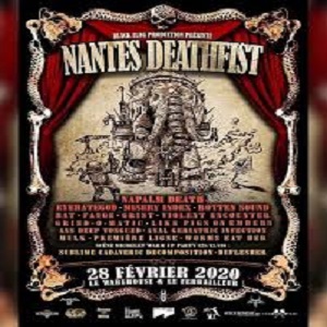 Napalm Death - Live in Nantes, Deathfist, February 28th (2020)