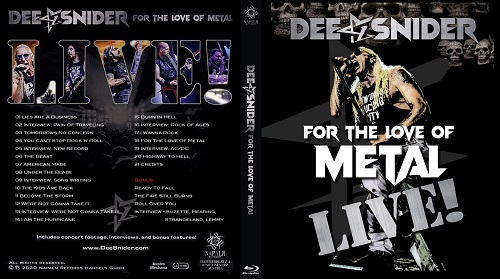 Dee Snider - For the Love of Metal - Live (2020) + Blu-Ray Dee Snider - For the Love of Metal - Live (2020) + Blu-Ray