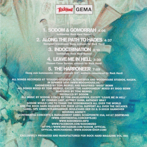 Sodom - A Handfull of Bullets (EP) (2020)