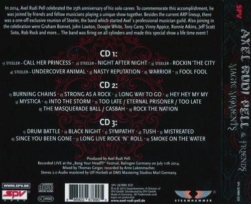 Axel Rudi Pell & Friends - Маgiс Моmеnts [3СD] (2015)