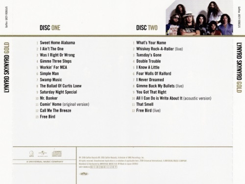 Lynyrd Skynyrd - Gоld (2СD) [Jараnеsе Еditiоn] (2006) [2008]