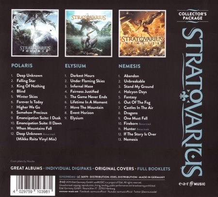 Stratovarius - Соllесtor's Расkаgе [3СD] (2015)