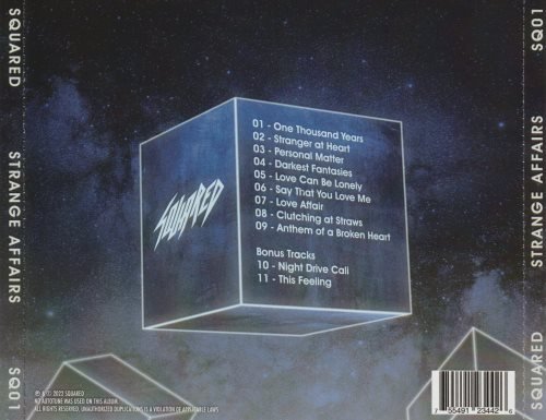 SQUARED - Strange Affairs (2022) + 2 Bonus Tracks CD-Rip SQUARED - Strange Affairs (2022) + 2 Bonus Tracks CD-Rip
