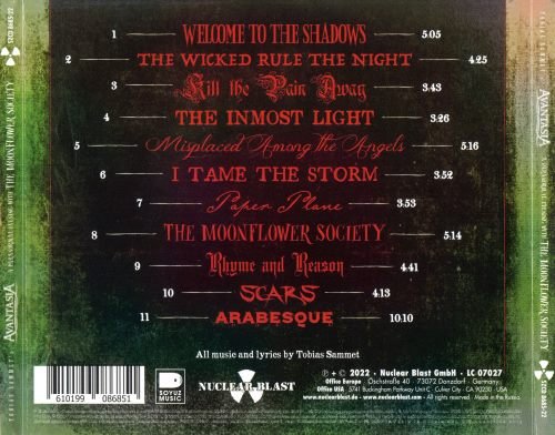 Avantasia - A Paranormal Evening with the Moonflower Society (2022) CD-Scans + Hi-Res Avantasia - A Paranormal Evening with the Moonflower Society (2022) CD-Scans + Hi-Res