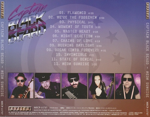 Captain Black Beard - Neon Sunrise (Japanese Edition) (2022) CD+Scans