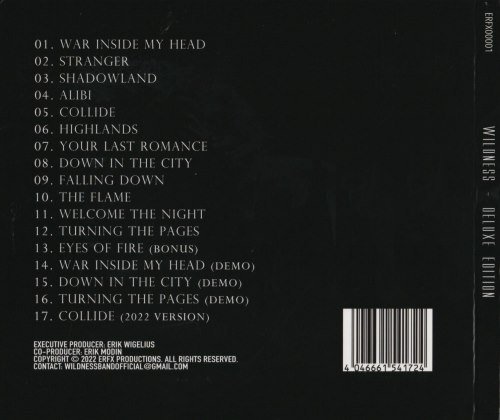 Wildness - Wildness (2017) [Reissue 2022] + Bonus Tracks CD+Scans