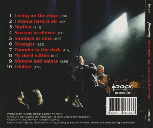 Remedy - Something That Your Eyes Wont See (2022) CD+Scans Remedy - Something That Your Eyes Wont See (2022) CD+Scans