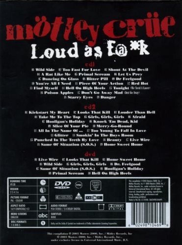 Motley Crue - Lоud Аs F@*k [2СD] (2003)
