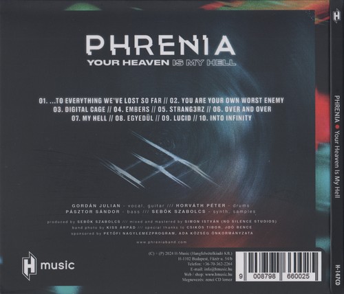 Phrenia - Your Heaven Is My Hell (2024) 320|FLAC, CD Scans