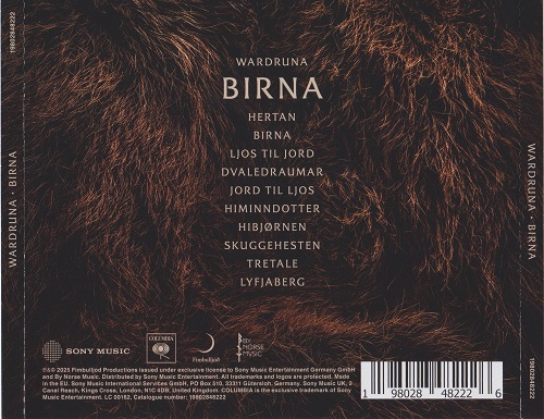 Wardruna - Birna (2025) 320|FLAC|Hi-Res|CD Scans