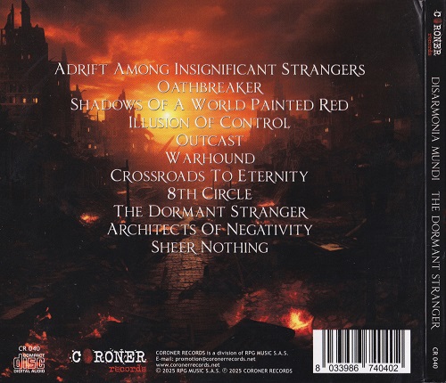 Disarmonia Mundi - The Dormant Stranger (2025) CD Scans