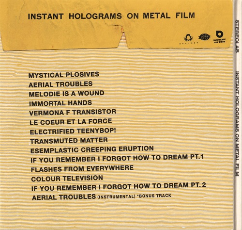 Stereolab - Instant Holograms On Metal Film [Japan Edition] (2025) CD