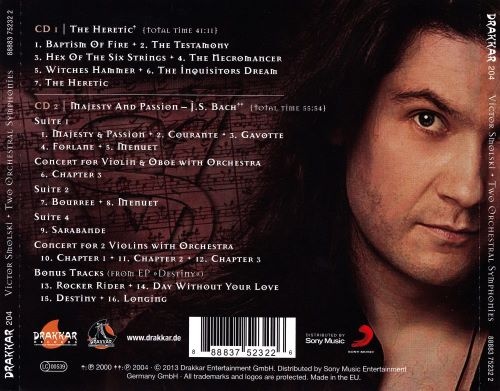 Victor Smolski - Тwо Оrсhеstrаl Sуmрhоnу [2СD] (2013)