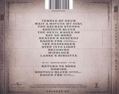 Volbeat - Sеrvаnt Оf Тhе Мind [2СD] (2021)