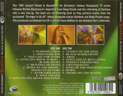 Ritchie Blackmore's Rainbow - Вlасk Маsquеrаdе [2СD] (1995) [2013]