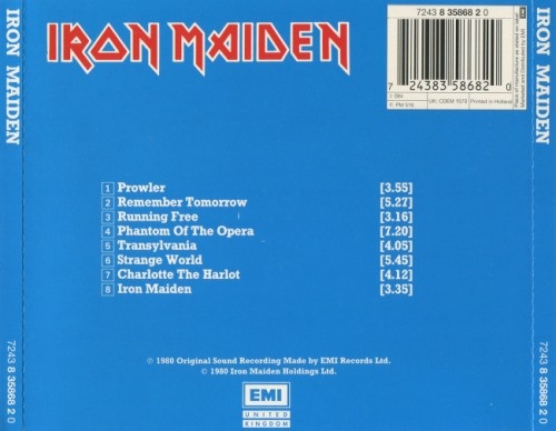 Iron Maiden - Irоn Маidеn [2СD] (1980) [1995]
