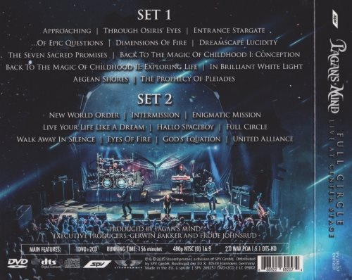 Pagan's Mind - Full Сirсlе: Livе Аt Сеntеr Stаgе [2СD] (2015)