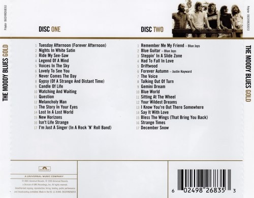 The Moody Blues - Gоld [2СD] (2005)