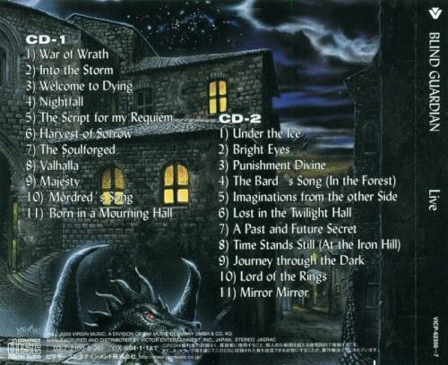 Blind Guardian - Livе (2СD) [Jараnеsе Еditiоn] (2003)