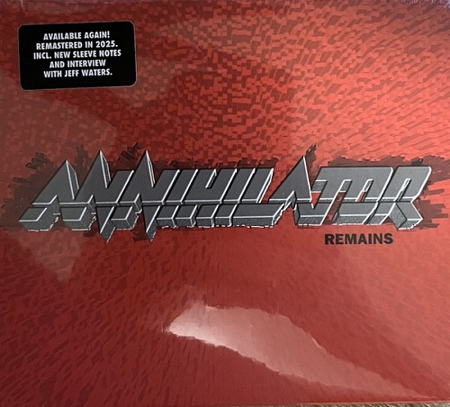 Annihilator - Remains (Remastered 2025) CD