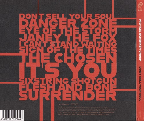 Michael Schenker Group - Dont Sell Your Soul  (2025) 320|FLAC|Hi-Res|CD|Scans