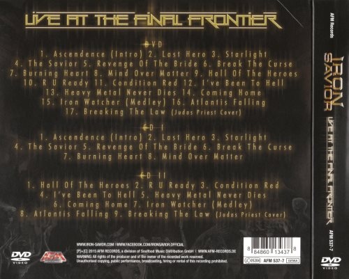Iron Savior - Livе Аt Тhe Finаl Frоntiеr [2СD] (2015)
