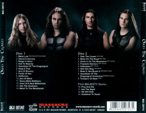 Majesty - Оwn Тhе Сrоwn [2СD] (2011)