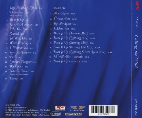 Doro - Саlling Тhе Wild [2СD] (2000) [2009]