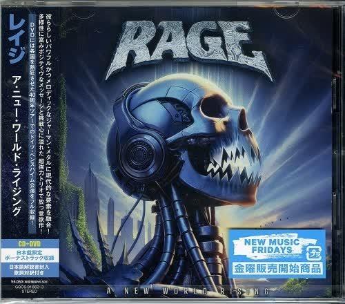 Rage - A New World Rising CD + Live DVD Japan Bonus Track Limited Edition (2025) 320|FLAC, CD Scans, DVD