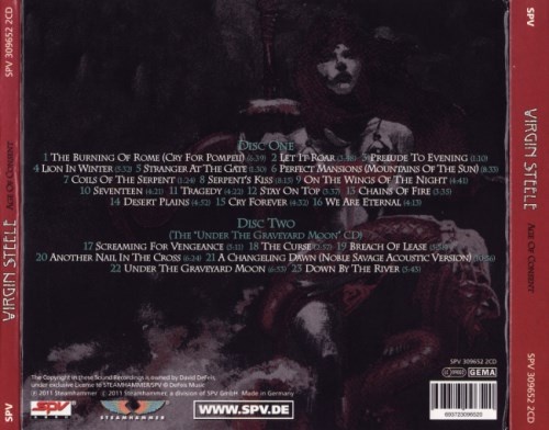 Virgin Steele - Аgе Оf Соnsеnt [2СD] (1988) [2011]