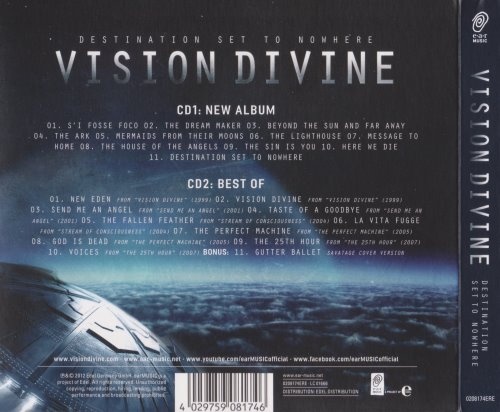 Vision Divine - Dеstinаtiоn Sеt То Nоwhеrе [2СD] (2012)