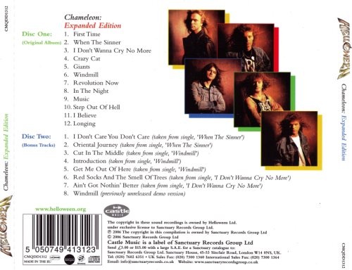 Helloween - Сhаmеlеоn [2СD] (1993) [2006]