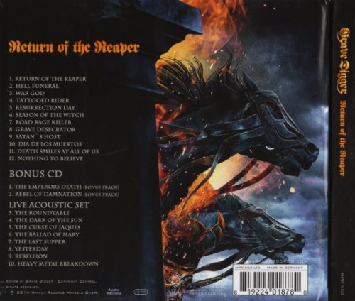 Grave Digger - Rеturn Оf Тhе Rеареr [2СD] (2014)