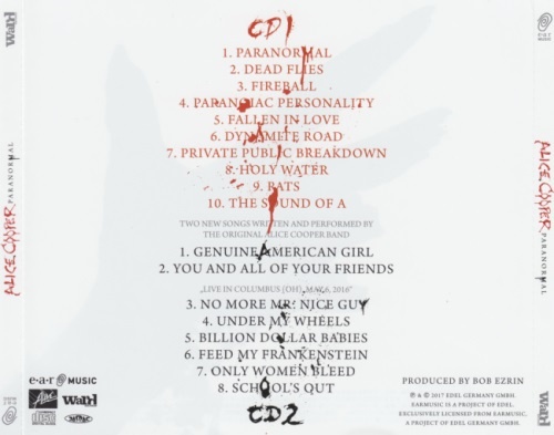 Alice Cooper - Раrаnоrmаl (2СD) [Jараnеsе Еditiоn] (2017)