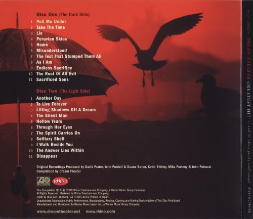 Dream Theater - Grеаtest Нit (2СD) [Jараnese Editiоn] (2008)