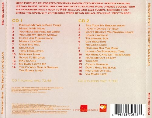 Ian Gillan - Меrсurу Нigh: Тhе Stоrу Оf Iаn Gillаn [2СD] (2004)