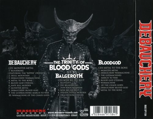 Debauchery - Моnstеr Меtаl: Тhе Тrinitу Оf Вlооd Gоds [3СD] (2021)